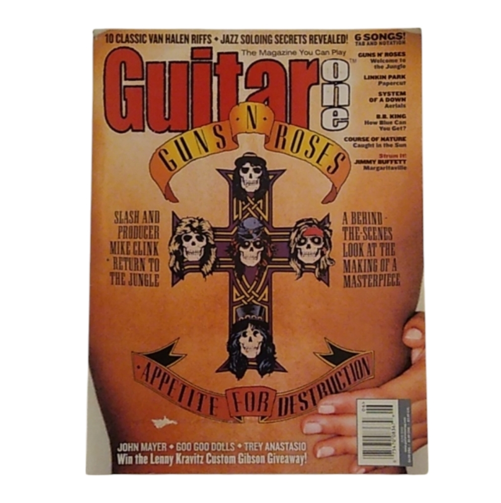 🎸GUNS N ROSES GUITAR ONE JUNE 2002 ISSUE